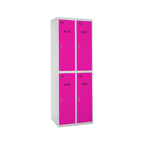 Taquilla 1800x600x500 SIMONLOCKER PROFESIONAL TANDEM 2/4 300 (600) GR/RO marca SIMONRACK
