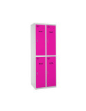 Taquilla 1800x600x500 SIMONLOCKER PROFESIONAL TANDEM 2/4 300 (600) GR/RO marca SIMONRACK