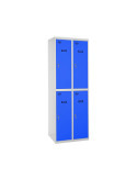 Taquilla 1800x600x500 SIMONLOCKER PROFESIONAL TANDEM 2/4 300 (600) GR/AZ marca SIMONRACK