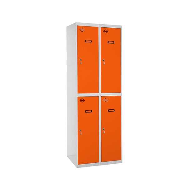 Taquilla 1800x600x500 SIMONLOCKER PROFESIONAL TANDEM 2/4 300 (600) GR/NA marca SIMONRACK