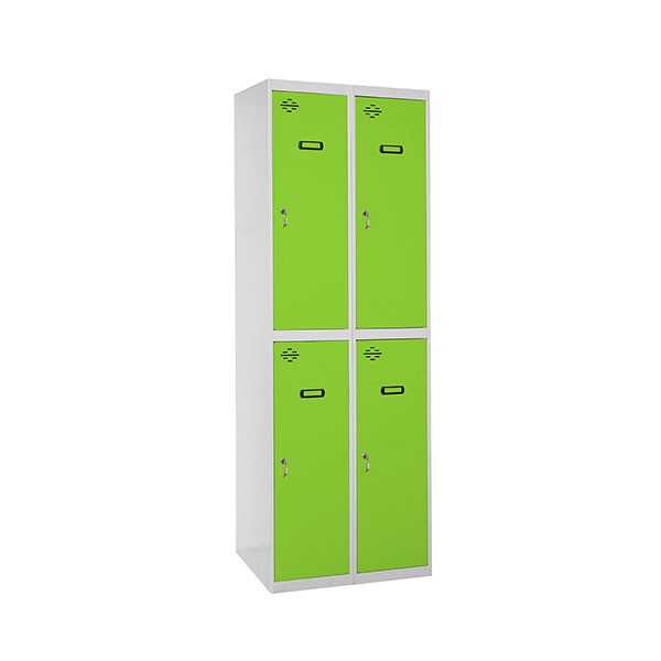 Taquilla 1800x600x500 SIMONLOCKER PROFESIONAL TANDEM 2/4 300 (600) GR/VE marca SIMONRACK