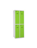 Taquilla 1800x600x500 SIMONLOCKER PROFESIONAL TANDEM 2/4 300 (600) GR/VE marca SIMONRACK