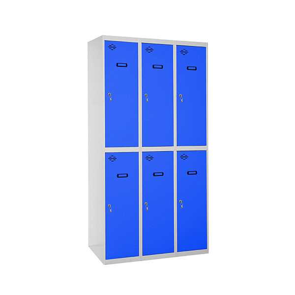 Taquilla 1800x900x500 SIMONLOCKER PROFESIONAL TANDEM 3/6 300 (900) GR/AZ marca SIMONRACK