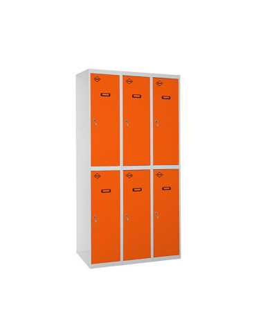 Taquilla 1800x900x500 SIMONLOCKER PROFESIONAL TANDEM 3/6 300 (900) GR/NA marca SIMONRACK