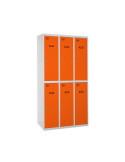 Taquilla 1800x900x500 SIMONLOCKER PROFESIONAL TANDEM 3/6 300 (900) GR/NA marca SIMONRACK