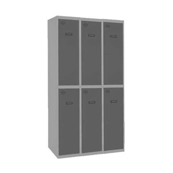 Taquilla 1800x900x500 SIMONLOCKER PROFESIONAL TANDEM 3/6 300 (900) GR/AN marca SIMONRACK