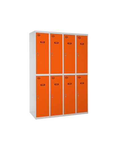 Taquilla 1800x1200x500 SIMONLOCKER PROFESIONAL TANDEM 4/8 300 (1200) GR/NA marca SIMONRACK