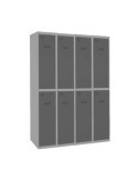 Taquilla 1800x1200x500 SIMONLOCKER PROFESIONAL TANDEM 4/8 300 (1200) GR/AN marca SIMONRACK