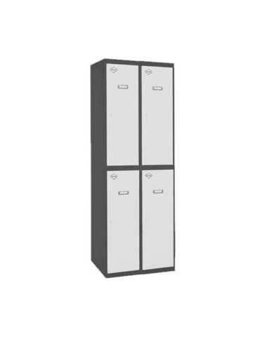 Taquilla 1800x600x500 SIMONLOCKER PROFESIONAL TANDEM 2/4 300 (600) AN/BL marca SIMONRACK