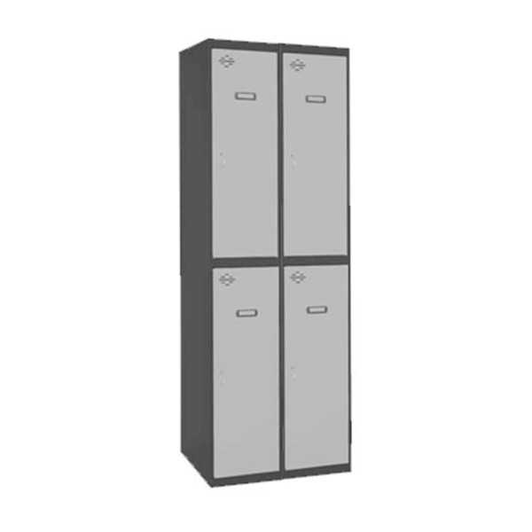 Taquilla 1800x600x500 SIMONLOCKER PROFESIONAL TANDEM 2/4 300 (600) AN/GR marca SIMONRACK