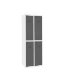 Taquilla 1800x600x500 SIMONLOCKER PROFESIONAL TANDEM 2/4 300 (600) BL/AN marca SIMONRACK
