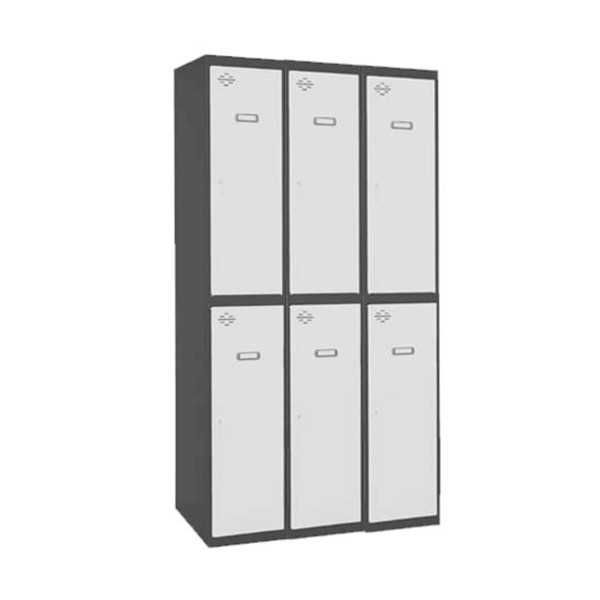 Taquilla 1800x900x500 SIMONLOCKER PROFESIONAL TANDEM 3/6 300 (900) AN/BL marca SIMONRACK
