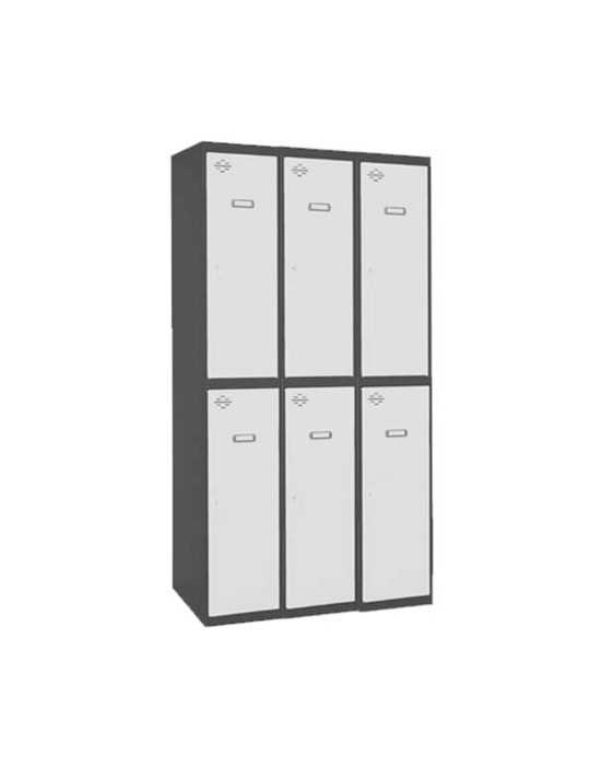 Taquilla 1800x900x500 SIMONLOCKER PROFESIONAL TANDEM 3/6 300 (900) AN/BL marca SIMONRACK