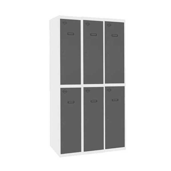 Taquilla 1800x900x500 SIMONLOCKER PROFESIONAL TANDEM 3/6 300 (900) BL/AN marca SIMONRACK