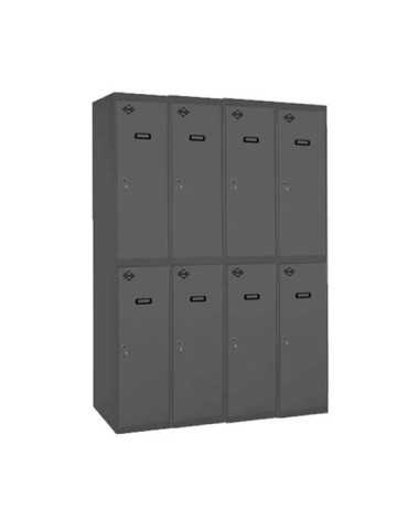Taquilla 1800x1200x500 SIMONLOCKER PROFESIONAL TANDEM 4/8 300 (1200) AN/AN marca SIMONRACK