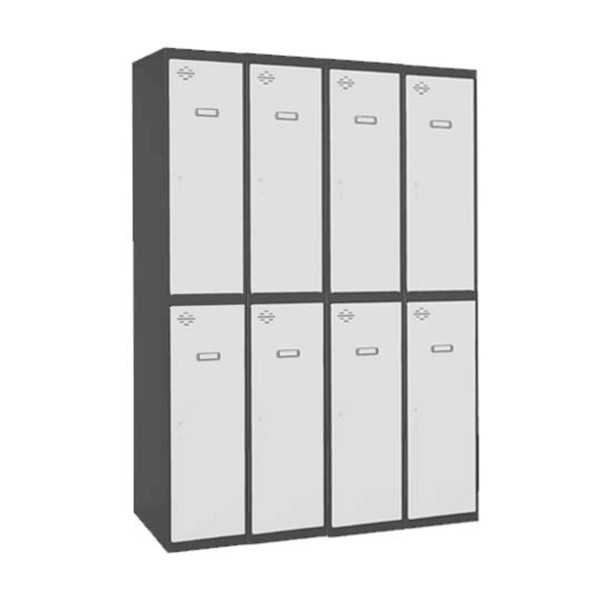Taquilla 1800x1200x500 SIMONLOCKER PROFESIONAL TANDEM 4/8 300 (1200) AN/BL marca SIMONRACK