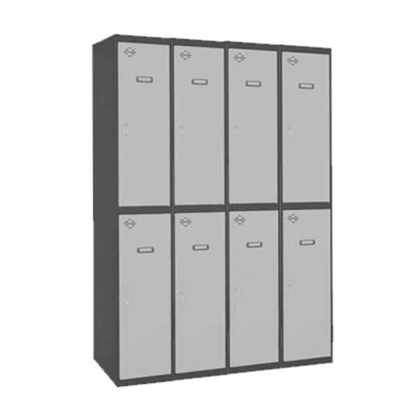Taquilla 1800x1200x500 SIMONLOCKER PROFESIONAL TANDEM 4/8 300 (1200) AN/GR marca SIMONRACK