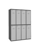 Taquilla 1800x1200x500 SIMONLOCKER PROFESIONAL TANDEM 4/8 300 (1200) AN/GR marca SIMONRACK