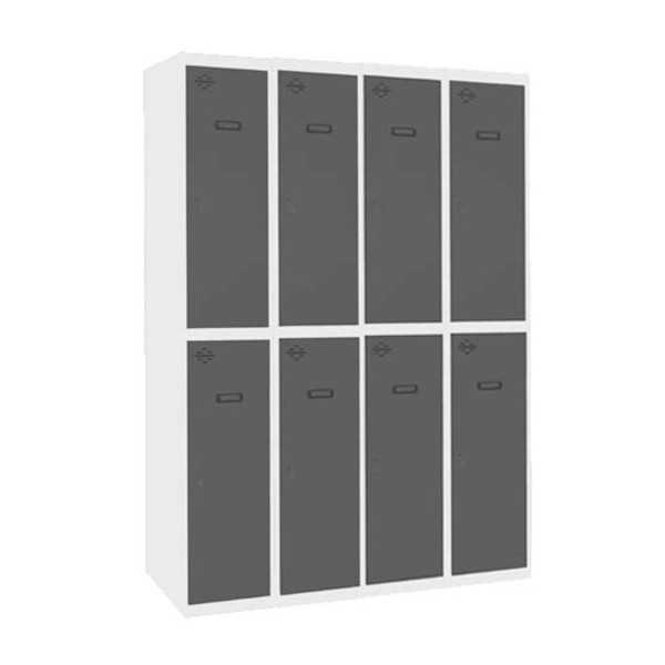 Taquilla 1800x1200x500 SIMONLOCKER PROFESIONAL TANDEM 4/8 300 (1200) BL/AN marca SIMONRACK