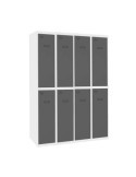 Taquilla 1800x1200x500 SIMONLOCKER PROFESIONAL TANDEM 4/8 300 (1200) BL/AN marca SIMONRACK