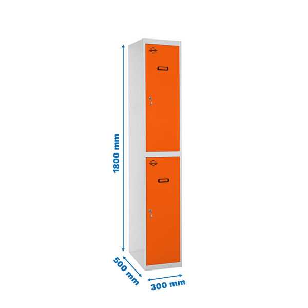 Taquilla 1800x300x500 SIMONLOCKER PROFESIONAL TANDEM 1/2 300 INI GR/NA marca SIMONRACK