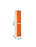 Taquilla 1800x300x500 SIMONLOCKER PROFESIONAL TANDEM 1/2 300 INI GR/NA marca SIMONRACK