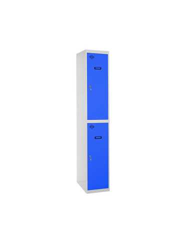 Taquilla 1800x400x500 SIMONLOCKER PROFESIONAL TANDEM 1/2 400 INI GR/AZ marca SIMONRACK 2