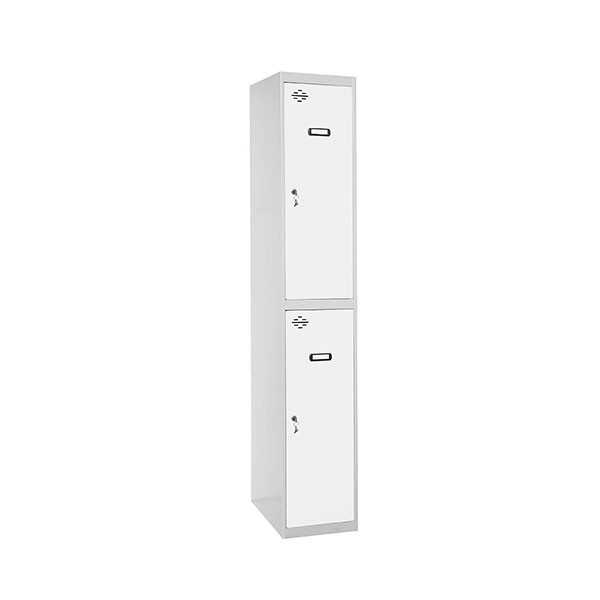 Taquilla 1800x400x500 SIMONLOCKER PROFESIONAL TANDEM 1/2 400 INI GR/BL marca SIMONRACK