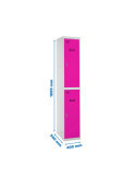 Taquilla 1800x400x500 SIMONLOCKER PROFESIONAL TANDEM 1/2 400 INI GR/RS marca SIMONRACK