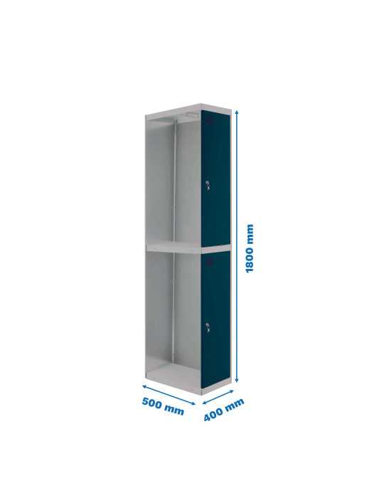 Taquilla 1800x400x500 SIMONLOCKER PROFESIONAL TANDEM 1/2 400 ADDI GR/AN marca SIMONRACK