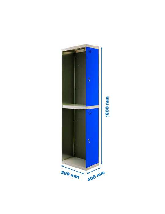 Taquilla 1800x400x500 SIMONLOCKER PROFESIONAL TANDEM 1/2 400 ADDI GR/AZ marca SIMONRACK