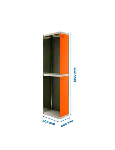 Taquilla 1800x400x500 SIMONLOCKER PROFESIONAL TANDEM 1/2 400 ADDI GR/NA marca SIMONRACK