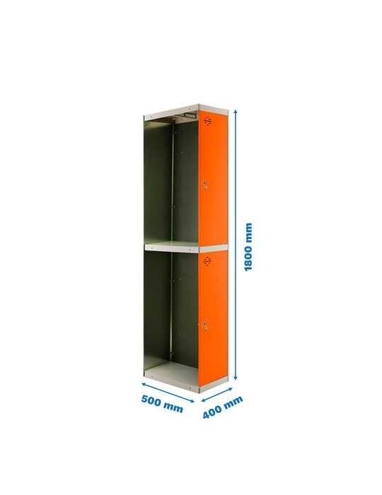 Taquilla 1800x400x500 SIMONLOCKER PROFESIONAL TANDEM 1/2 400 ADDI GR/NA marca SIMONRACK