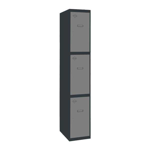 Taquilla 1800x300x500 SIMONLOCKER PROFESIONAL 3 PUERTA 1/3 300 IN AN/GR marca SIMONRACK