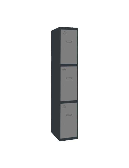 Taquilla 1800x300x500 SIMONLOCKER PROFESIONAL 3 PUERTA 1/3 300 IN AN/GR marca SIMONRACK
