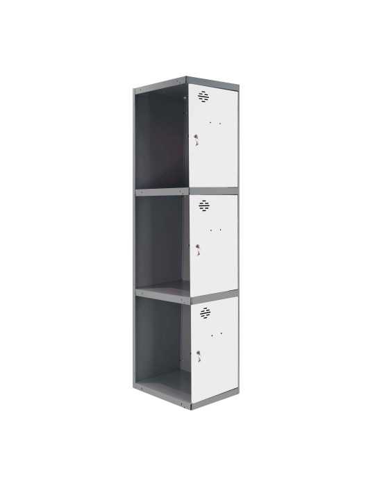 Taquilla 1800x300x500 SIMONLOCKER PROFESIONAL 3 PUERTA 1/3 300 ADI AN/BL marca SIMONRACK