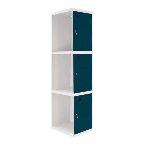 Taquilla 1800x300x500 SIMONLOCKER PROFESIONAL 3 PUERTA 1/3 300 ADI BL/AN marca SIMONRACK