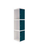 Taquilla 1800x300x500 SIMONLOCKER PROFESIONAL 3 PUERTA 1/3 300 ADI BL/AN marca SIMONRACK
