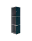 Taquilla 1800x400x500 SIMONLOCKER PROFESIONAL 3 PUERTA 1/3 400 ADI AN/AN marca SIMONRACK