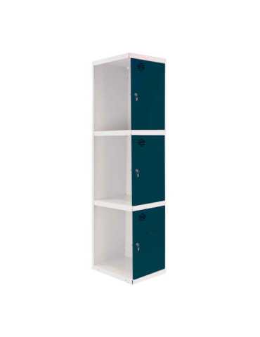 Taquilla 1800x400x500 SIMONLOCKER PROFESIONAL 3 PUERTA 1/3 400 ADI BL/AN marca SIMONRACK