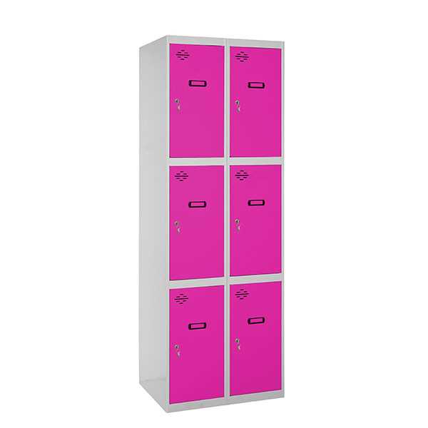 Taquilla 1800x600x500 SIMONLOCKER 3 PUERTAS 2/6 300 (600) GR/RS marca SIMONRACK