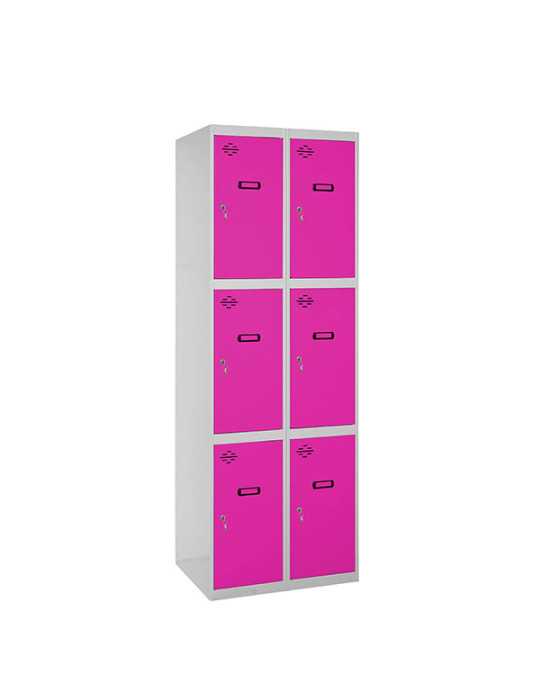 Taquilla 1800x600x500 SIMONLOCKER 3 PUERTAS 2/6 300 (600) GR/RS marca SIMONRACK