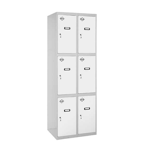 Taquilla 1800x600x500 SIMONLOCKER 3 PUERTAS 2/6 300 (600) GR/BL marca SIMONRACK