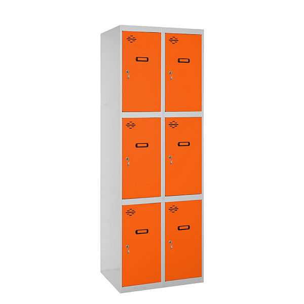Taquilla 1800x600x500 SIMONLOCKER 3 PUERTAS 2/6 300 (600) GR/NA marca SIMONRACK