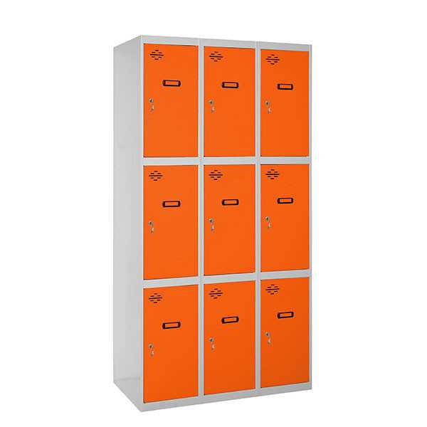 Taquilla 1800x900x500 SIMONLOCKER 3 PUERTAS 3/9 300 (900) GR/NA marca SIMONRACK