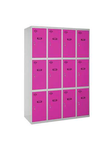 Taquilla 1800x1200x500 SIMONLOCKER 3 PUERTAS 4/12 300 (1200) GR/RS marca SIMONRACK 2