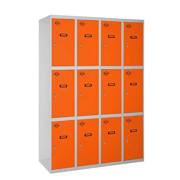 Taquilla 1800x1200x500 SIMONLOCKER 3 PUERTAS 4/12 300 (1200) GR/NA marca SIMONRACK