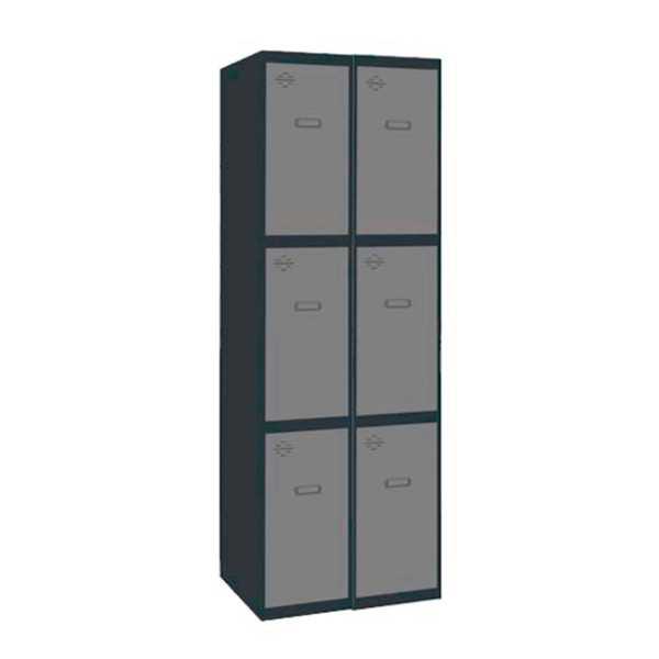 Taquilla 1800x600x500 SIMONLOCKER PROFESIONAL 3 PUERTA 2/6 300 (600)AN/GR marca SIMONRACK