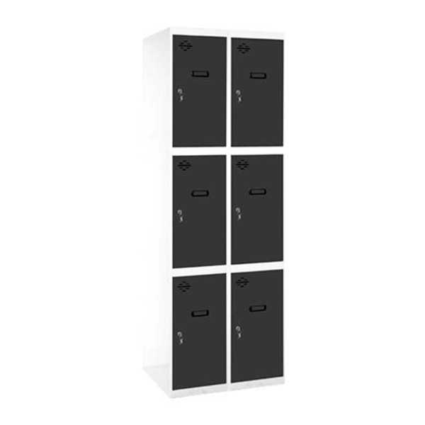 Taquilla 1800x600x500 SIMONLOCKER PROFESIONAL 3 PUERTA 2/6 300 (600)BL/AN marca SIMONRACK