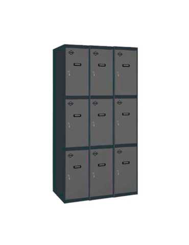 Taquilla 1800x900x500 SIMONLOCKER PROFESIONAL 3 PUERTA 3/9 300 (900)AN/AN marca SIMONRACK